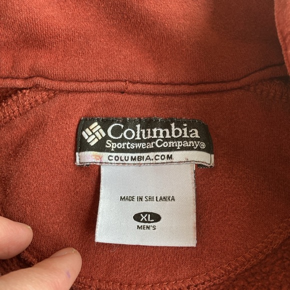 Columbia Orange Mens XL Quarter Zip - Picture 7 of 9